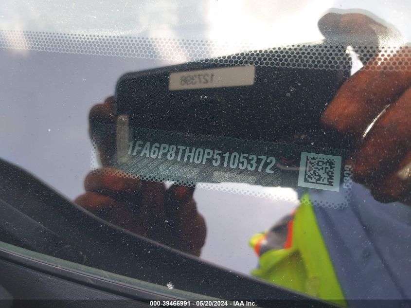 2023 Ford Mustang Ecoboost Premium Fastback VIN: 1FA6P8TH0P5105372 Lot: 39466991