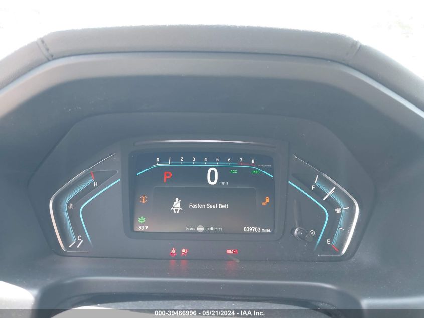 2019 Honda Odyssey Ex-L VIN: 5FNRL6H79KB080342 Lot: 39466996