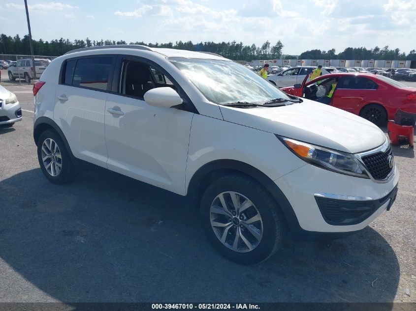 2016 Kia Sportage Lx VIN: KNDPB3AC2G7808337 Lot: 39467010