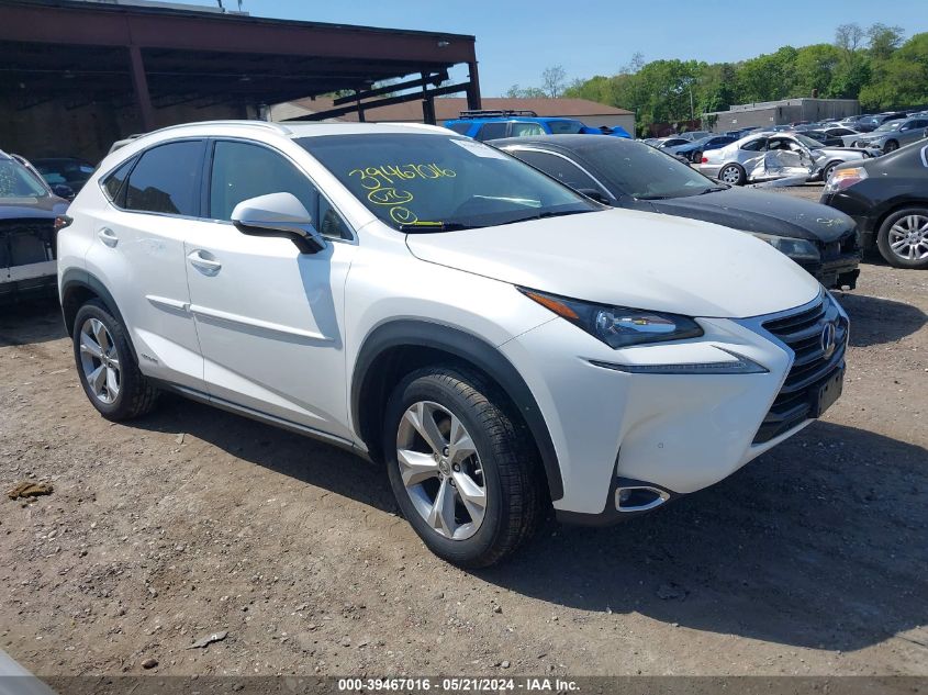 2017 Lexus Nx 300H VIN: JTJBJRBZXH2059849 Lot: 39467016