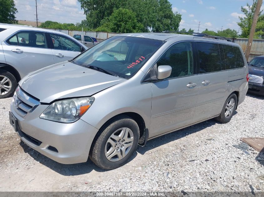 2007 Honda Odyssey Ex-L VIN: 5FNRL38737B418873 Lot: 39467107