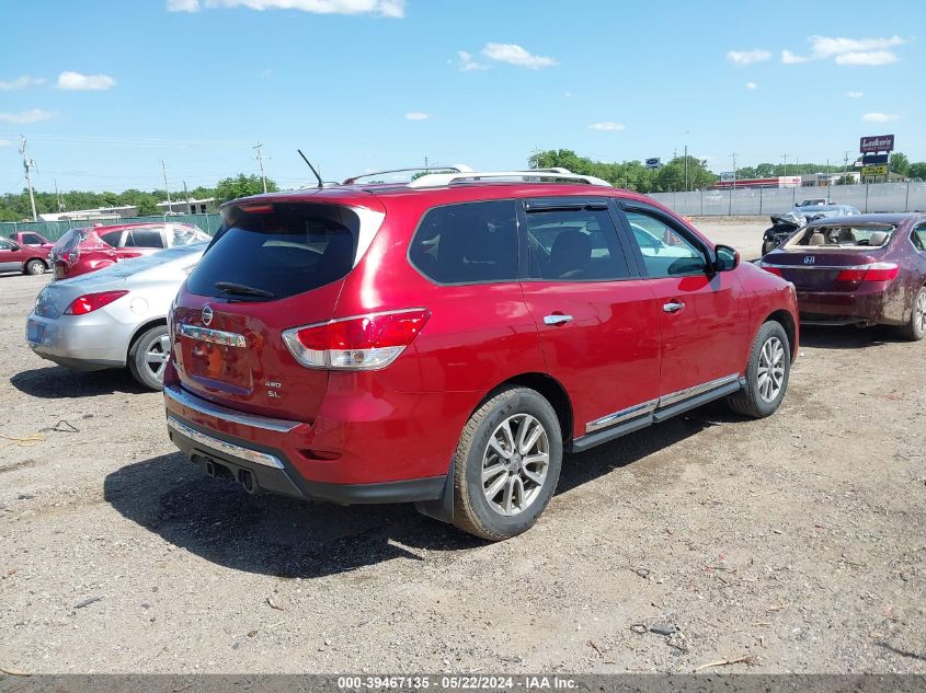 2014 Nissan Pathfinder Sl VIN: 5N1AR2MM1EC682150 Lot: 39467135