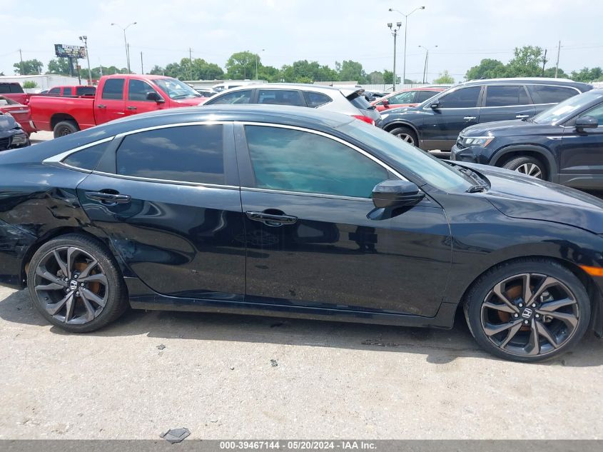 2019 Honda Civic Sport VIN: 19XFC2F89KE037830 Lot: 39467144