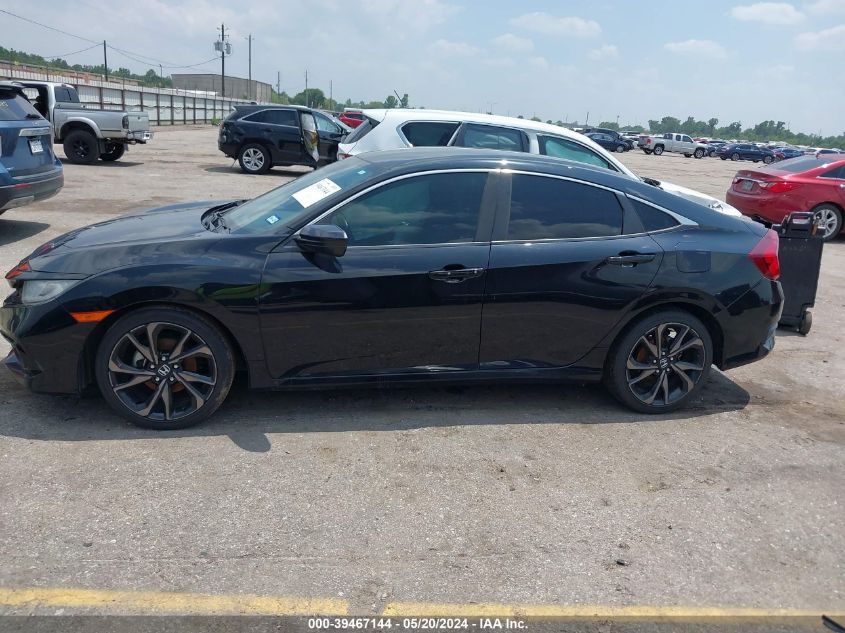 2019 Honda Civic Sport VIN: 19XFC2F89KE037830 Lot: 39467144