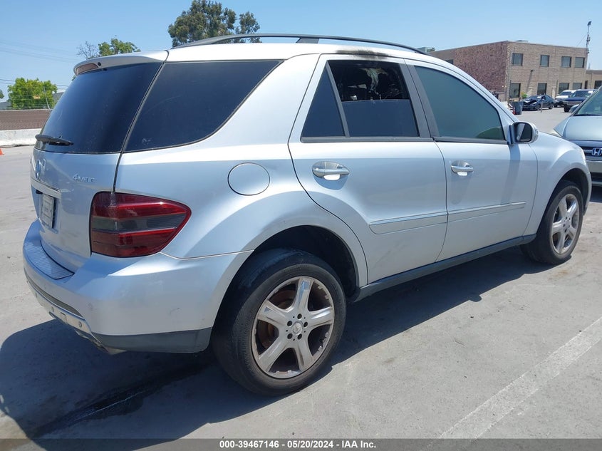 2006 Mercedes-Benz Ml 500 4Matic VIN: 4JGBB75E06A073027 Lot: 39467146
