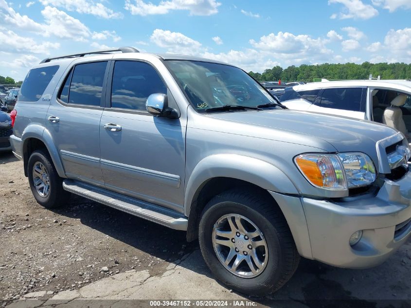 2007 Toyota Sequoia Limited V8 VIN: 5TDBT48A37S292111 Lot: 39467152