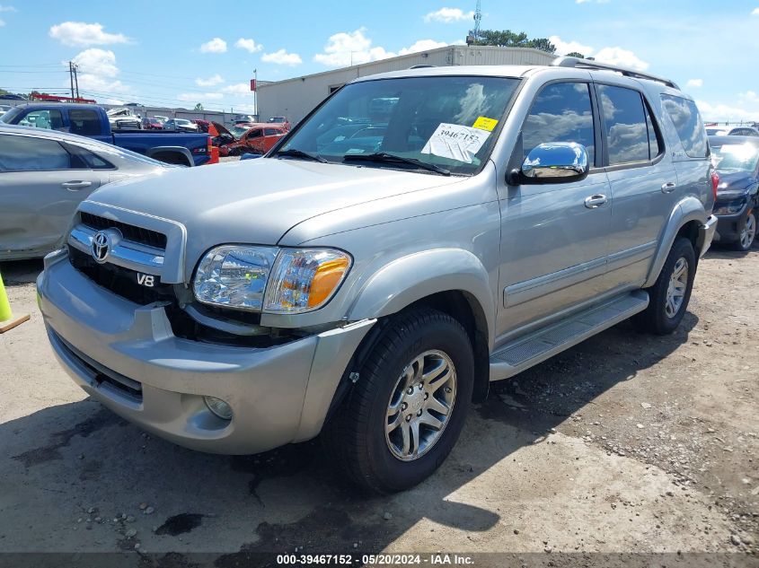 2007 Toyota Sequoia Limited V8 VIN: 5TDBT48A37S292111 Lot: 39467152