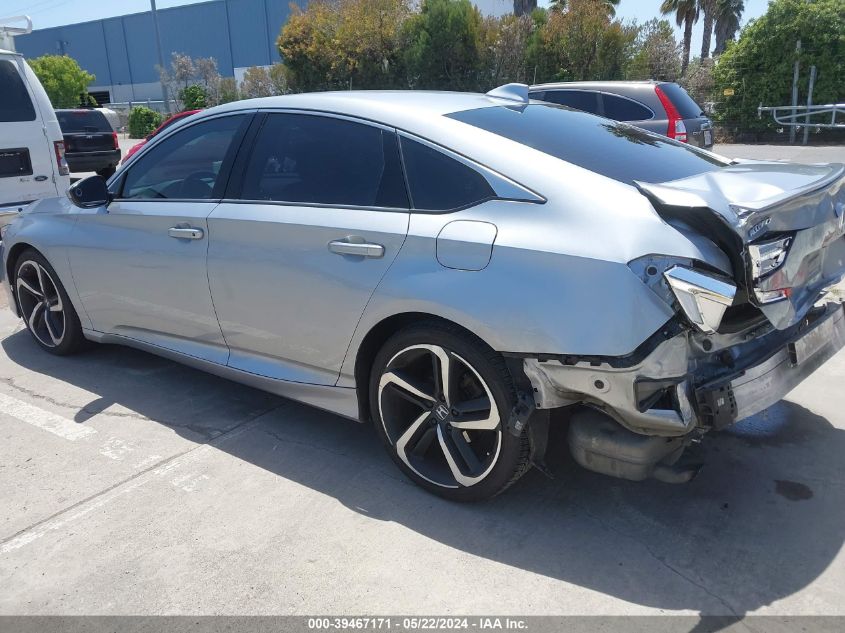 2018 Honda Accord Sport VIN: 1HGCV1F34JA189710 Lot: 39467171