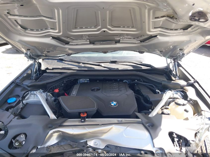 2021 BMW X3 xDrive30I VIN: 5UXTY5C03M9D71249 Lot: 39467174