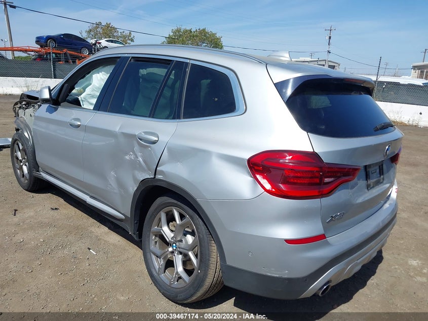 VIN: 5UXTY5C03M9D71249 2021 BMW X3 XDRIVE30I