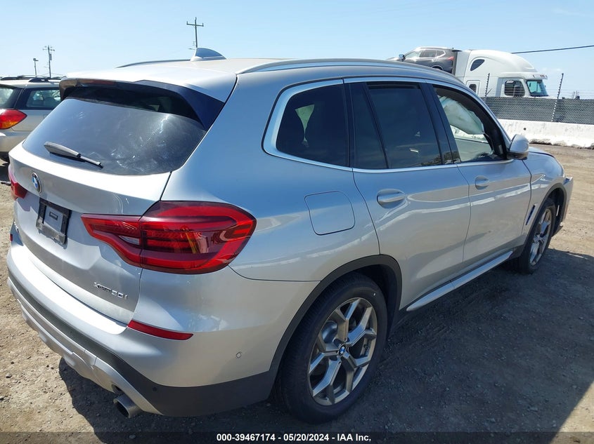 VIN 5UXTY5C03M9D71249 2021 BMW X3 XDRIVE30I
