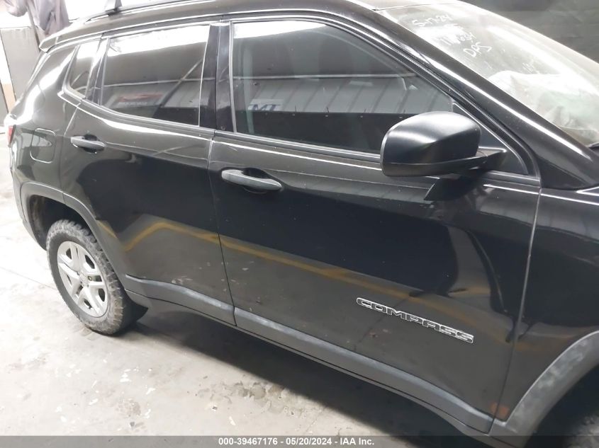 2017 Jeep New Compass Sport 4X4 VIN: 3C4NJDAB5HT642349 Lot: 39467176