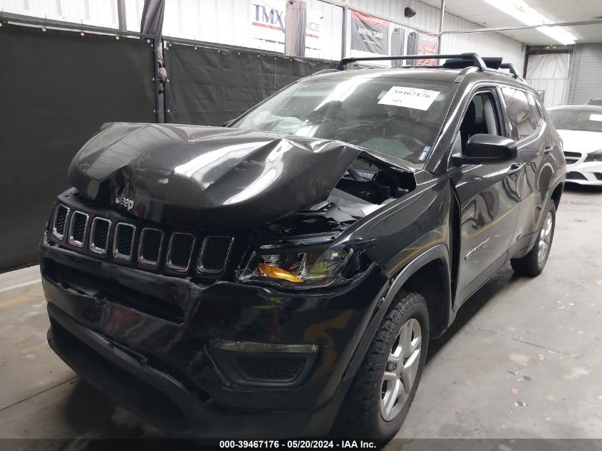 2017 Jeep New Compass Sport 4X4 VIN: 3C4NJDAB5HT642349 Lot: 39467176