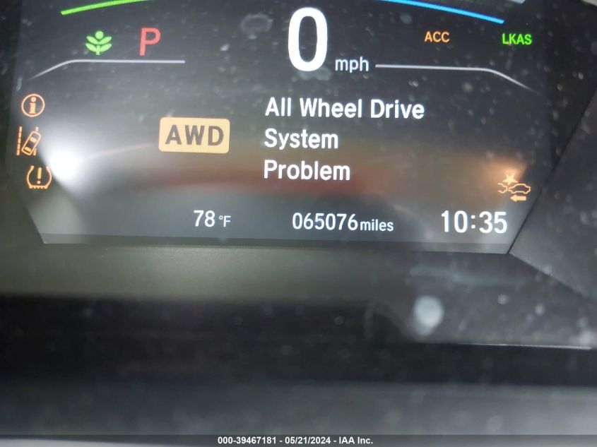 2022 Honda Cr-V Hybrid Touring VIN: 5J6RT6H92NL012400 Lot: 39467181