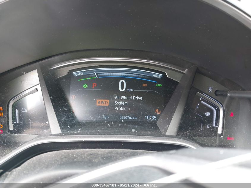 2022 Honda Cr-V Hybrid Touring VIN: 5J6RT6H92NL012400 Lot: 39467181