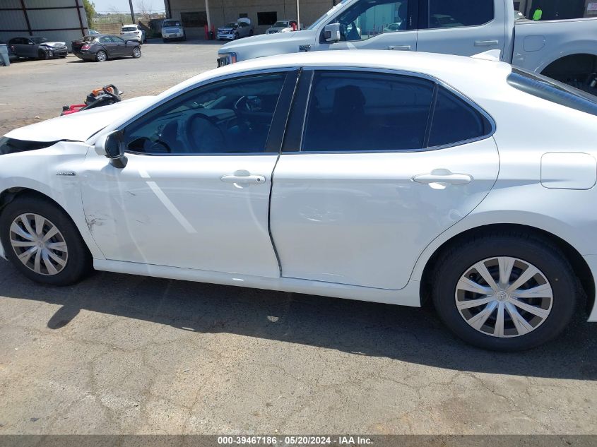 2020 Toyota Camry Le Hybrid VIN: 4T1C31AK1LU523949 Lot: 39467186