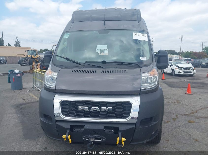 2021 Ram Promaster 1500 High Roof 136 Wb VIN: 3C6ERVBG4ME501786 Lot: 39467188