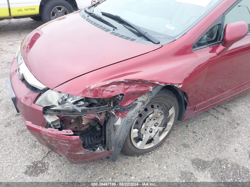 2010 Honda Civic Lx VIN: 19XFA1F52AE043943 Lot: 39467195