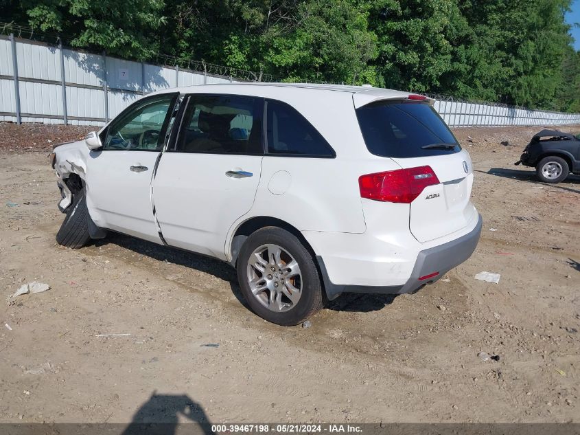 2009 Acura Mdx VIN: 2HNYD28269H529352 Lot: 39467198