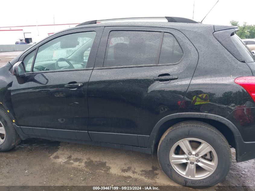 2021 Chevrolet Trax Awd Lt VIN: KL7CJPSM2MB370215 Lot: 39467199