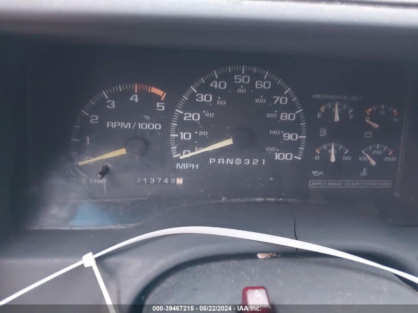 1995 Chevrolet Tahoe K1500 VIN: 1GNEK18K4SJ411689 Lot: 39467215