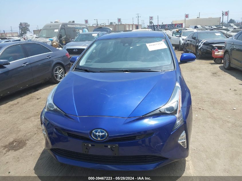 2018 Toyota Prius Three Touring VIN: JTDKARFU3J3549051 Lot: 39467223