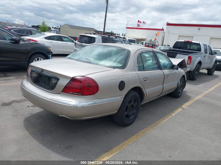 1999 Lincoln Continental VIN: 1LNHM97V0XY697285 Lot: 39467230