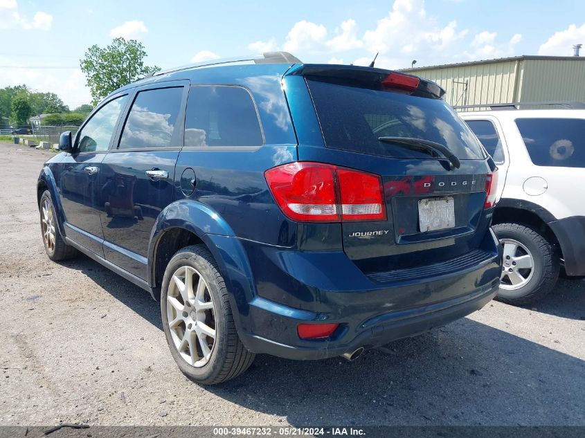 2013 Dodge Journey Crew VIN: 3C4PDCDG6DT510048 Lot: 39467232