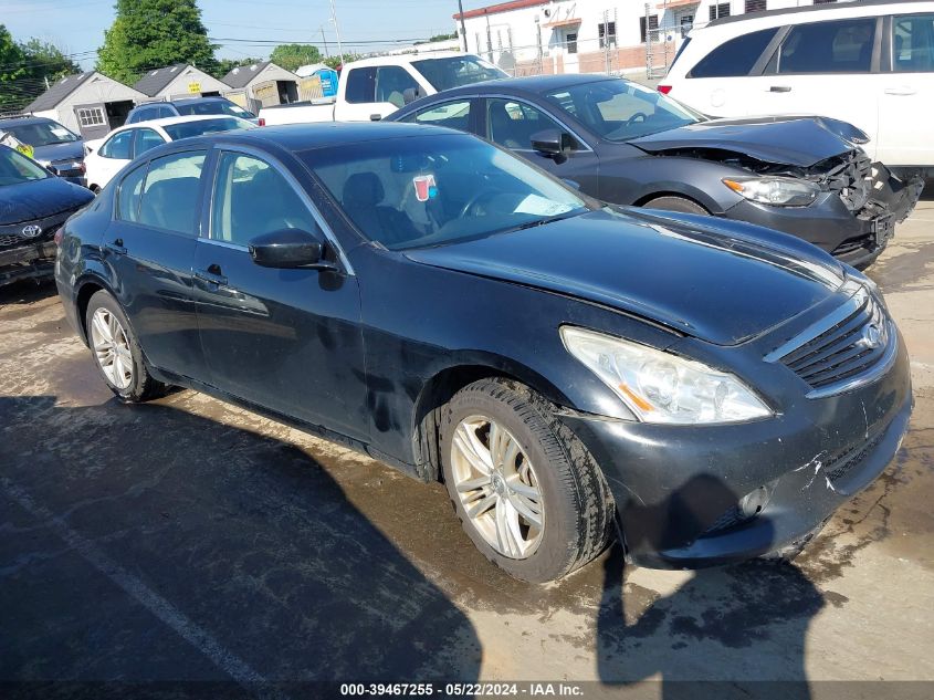 2013 Infiniti G37X VIN: JN1CV6AR7DM750690 Lot: 39467255