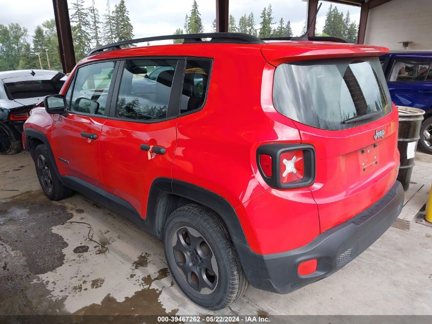 2015 Jeep Renegade Sport VIN: ZACCJAAT6FPB82265 Lot: 39467262