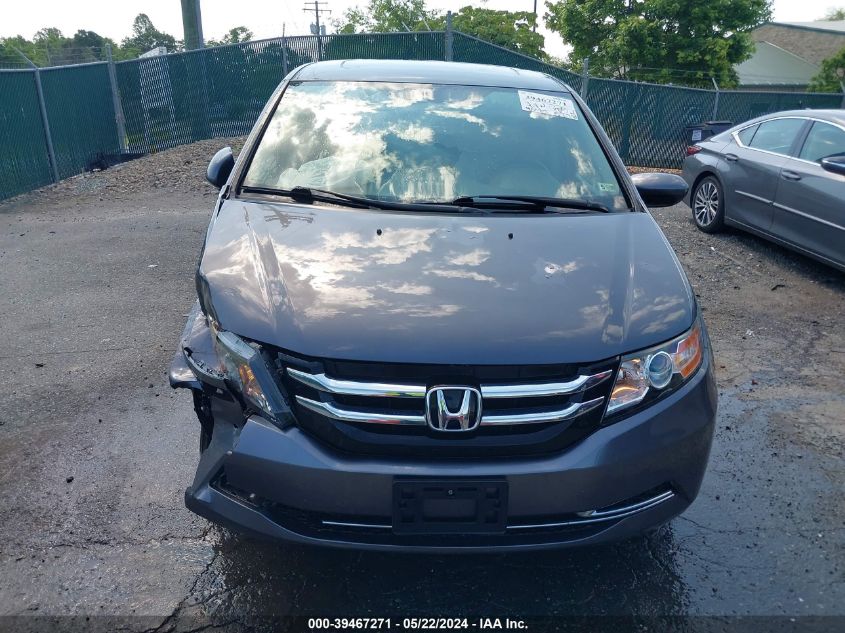 2015 Honda Odyssey Ex-L VIN: 5FNRL5H64FB095757 Lot: 39467271