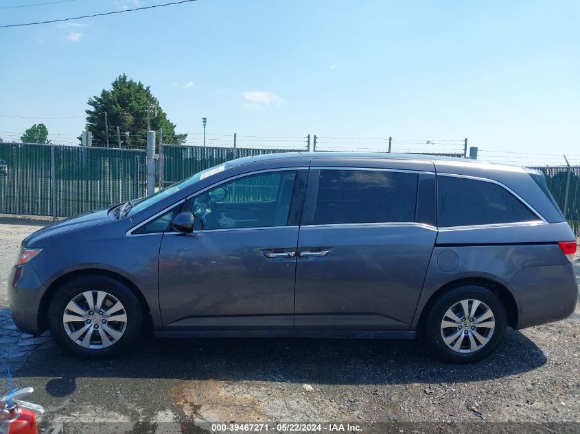 2015 Honda Odyssey Ex-L VIN: 5FNRL5H64FB095757 Lot: 39467271