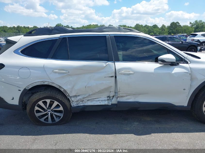 2022 Subaru Outback Premium VIN: 4S4BTADC3N3201774 Lot: 39467276