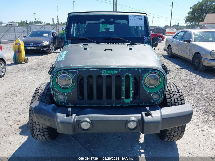 2014 Jeep Wrangler Sport VIN: 1C4AJWAGXEL176608 Lot: 39467301