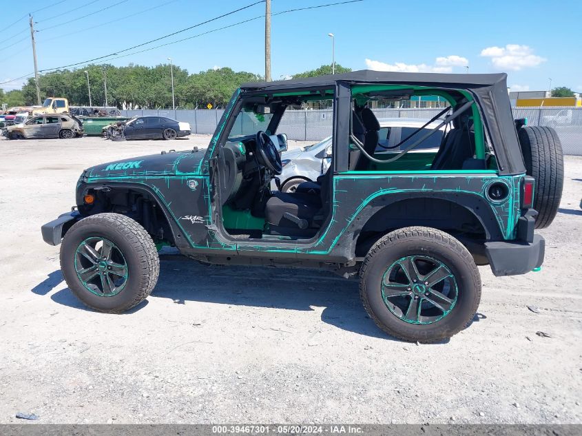 2014 Jeep Wrangler Sport VIN: 1C4AJWAGXEL176608 Lot: 39467301