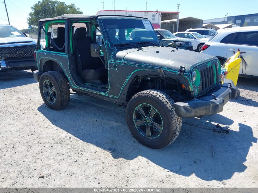 2014 Jeep Wrangler Sport VIN: 1C4AJWAGXEL176608 Lot: 39467301