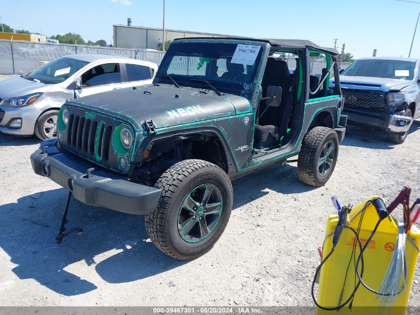 2014 Jeep Wrangler Sport VIN: 1C4AJWAGXEL176608 Lot: 39467301