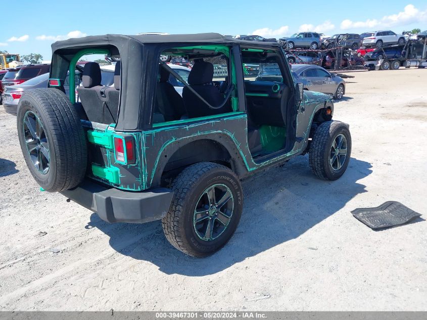 2014 Jeep Wrangler Sport VIN: 1C4AJWAGXEL176608 Lot: 39467301