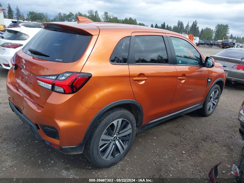 2024 Mitsubishi Outlander Sport 2.0 Es Awc VIN: JA4ARUAU1RU001452 Lot: 39467303