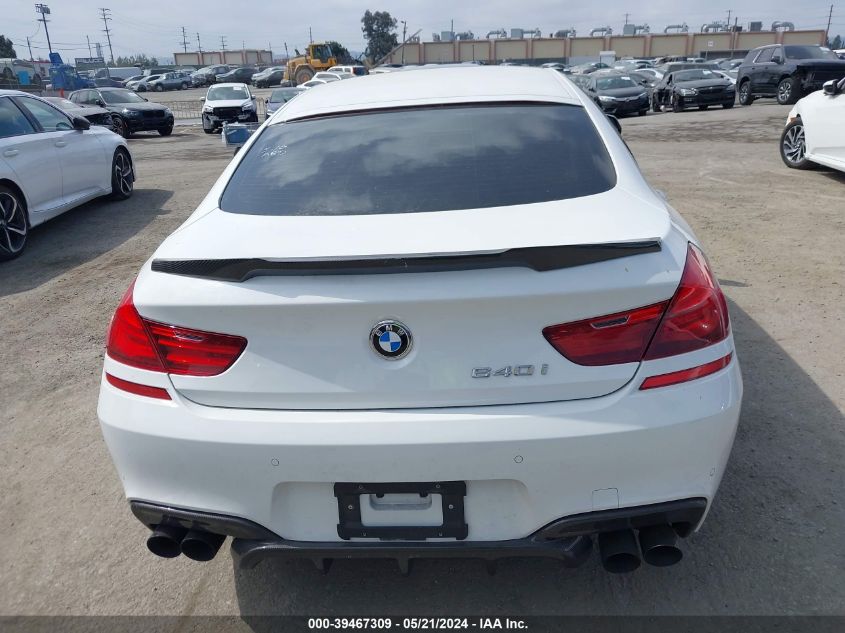 2016 BMW 640I Gran Coupe VIN: WBA6D0C53GG432389 Lot: 39467309