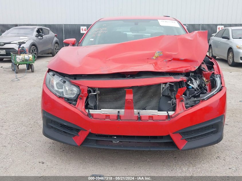 2018 Honda Civic Lx VIN: 2HGFC2F58JH529744 Lot: 39467318