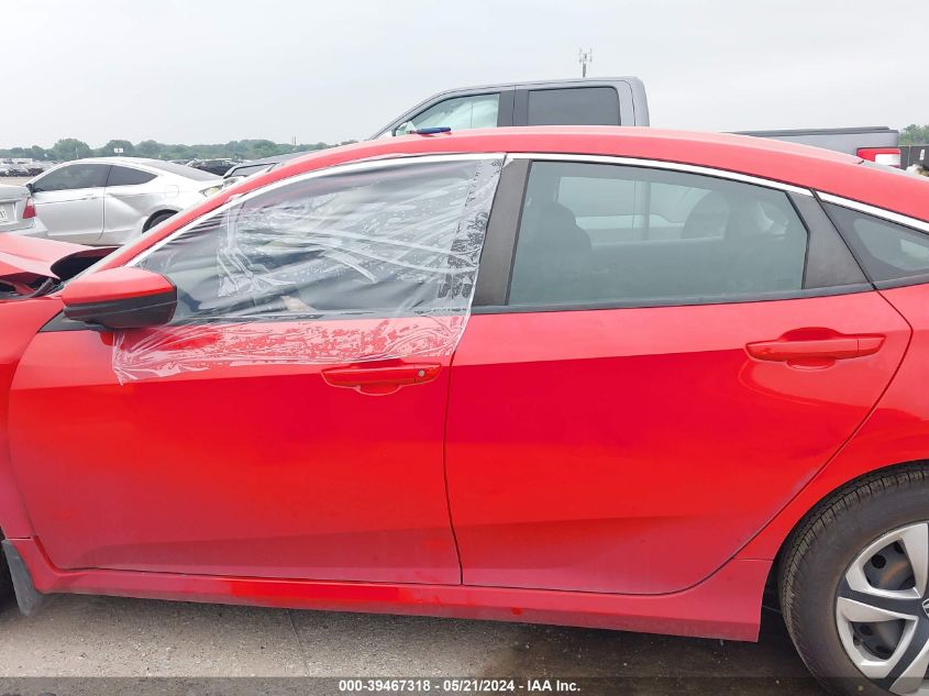 2018 Honda Civic Lx VIN: 2HGFC2F58JH529744 Lot: 39467318