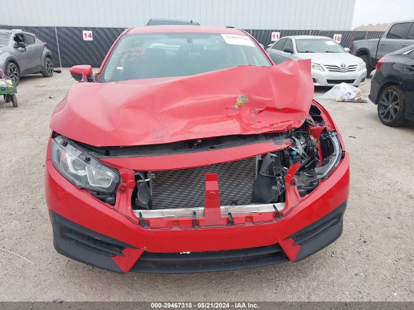 2018 Honda Civic Lx VIN: 2HGFC2F58JH529744 Lot: 39467318