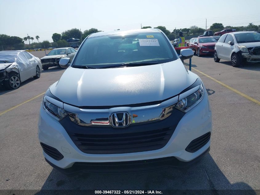 2022 Honda Hr-V Lx VIN: 3CZRU5H35NM737653 Lot: 39467322