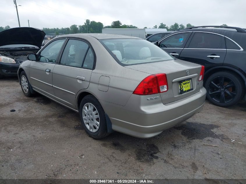 2004 Honda Civic Lx VIN: 2HGES16584H502394 Lot: 39467361