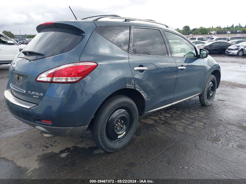 2013 Nissan Murano Le VIN: JN8AZ1MW0DW320246 Lot: 39467372