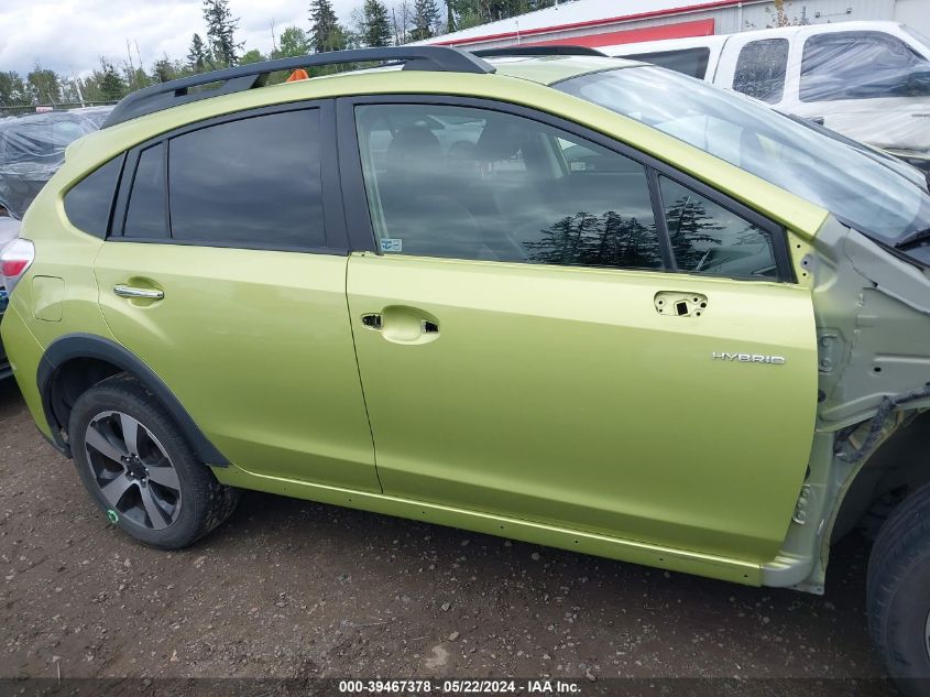 2014 Subaru Xv Crosstrek Hybrid 2.0I Touring VIN: JF2GPBKCXEH225792 Lot: 39467378