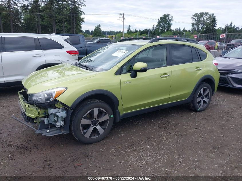 2014 Subaru Xv Crosstrek Hybrid 2.0I Touring VIN: JF2GPBKCXEH225792 Lot: 39467378