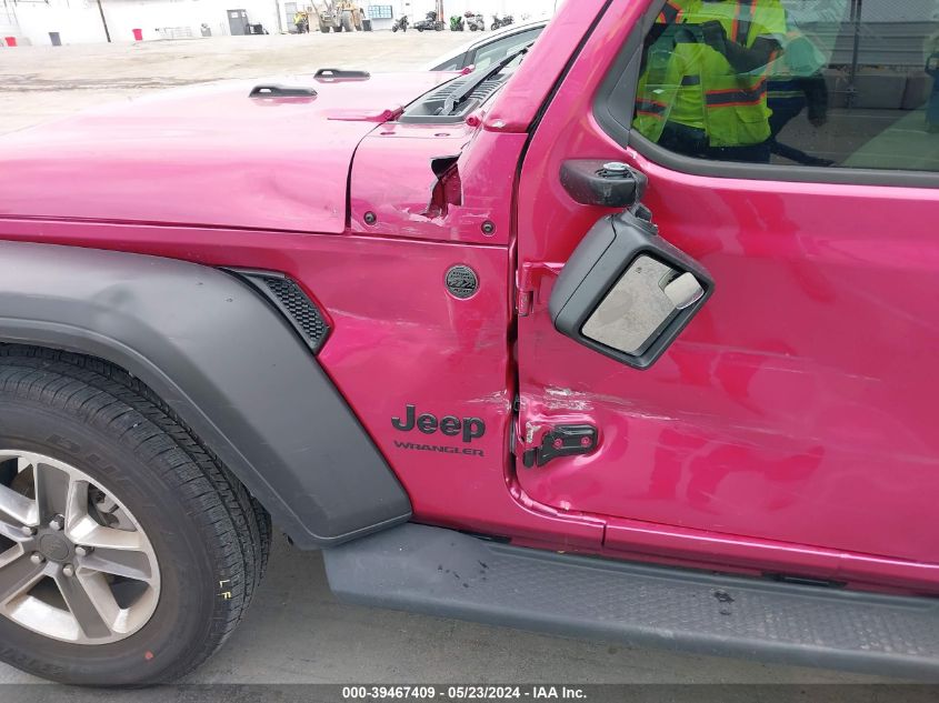 2022 Jeep Wrangler Sport S 4X4 VIN: 1C4GJXAN1NW150430 Lot: 39467409