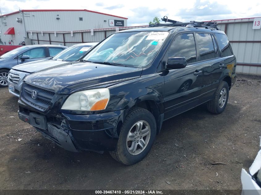 2003 Honda Pilot Exl VIN: 2HKYF18703H544336 Lot: 39467410